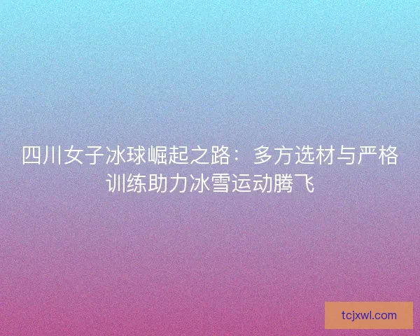 四川女子冰球崛起之路：多方选材与严格训练助力冰雪运动腾飞